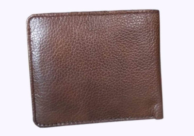 

SAM Men Brown Genuine Leather Wallet(6 Card Slots)