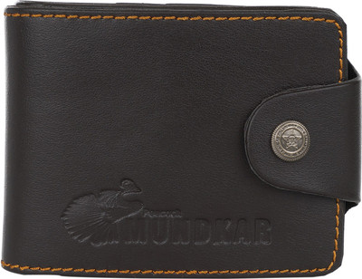 

Peacock Mundkar Boys Brown Artificial Leather Wallet(6 Card Slots)