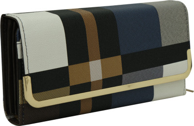 

minaar Women Black, Blue, Brown Artificial Leather Wrist Wallet(4 Card Slots)