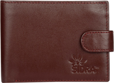 

Sidra Men Maroon Genuine Leather Wallet(11 Card Slots)