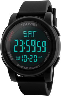 

Skmei 1257 Black Chronograph Digital Watch - For Men