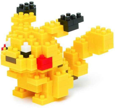 

imodish Pokemon GO Pokeball Pikachu Assembling Blocks And Parts Action Figure(Multicolor)