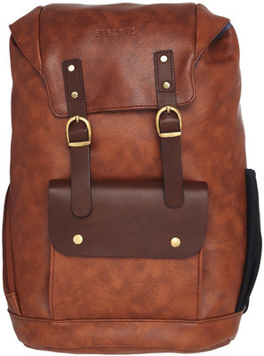

Bags R Us Faux Leather 25 Backpack(Tan)