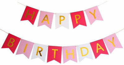 

GemStar PartyCrafts Happy Birthday Flags, Multicolor Banner(5 ft, Pack of 1)