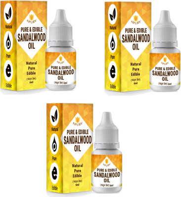 

Apurv Pure And Edible Sandalwood Oil - 18 Ml - 100% Edible Grade Oil For Skin, Hair And Body(18 ml)
