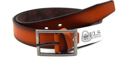 

ELS Men Formal, Casual Tan Artificial Leather Belt