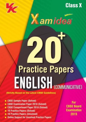 Xam Idea 20 Plus Cbse Sample Papers English (Communicative) Class 10 for 2019 Exam(English, Paperback, unknown)