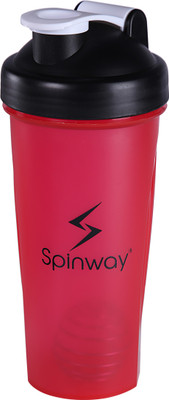 

Spinway Pink and Black Leak Proof Protein Shaker Bottle 750 Shaker(Pack of 1, Multicolor), Black;pink