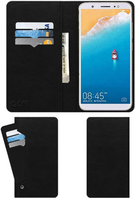 ACM Flip Cover for Tecno Camon Iair(Black, Cases with Holder, Pack of: 1)