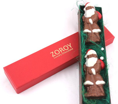 

Zoroy Luxury Chocolate christmas Santa Milk chocolate box Bars(80 g)