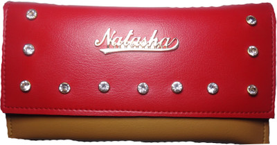 

Aayatouch Casual, Party, Formal Red, Khaki Clutch, Khaki;red