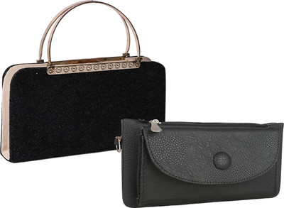 

Fillincart Casual, Formal, Party Black Clutch