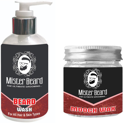 

Mister Beard BEARD WASH WITH MOOCH WAX(Set of 2)