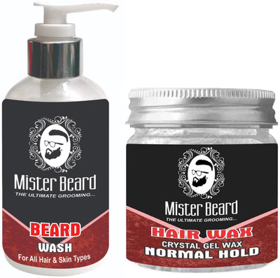 

Mister Beard BEARD WASH WITH HAIR WAX NORMAL(Set of 2)