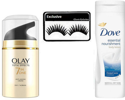 

Exclusive Eyelashes & Cream & Body lotion(Set of 3)
