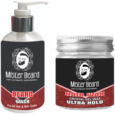 

Mister Beard BEARD WASH WITH HAIR WAX ULTRA(Set of 2)