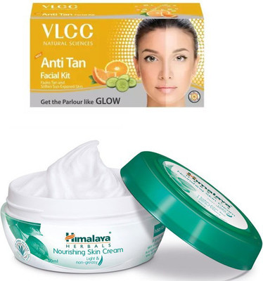 

Himalaya Nourishing Skin Cream, Anti Tan Facial Kit(Set of 2)