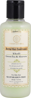 

Khadi Natural AYURVEDIC GREENTEA ALOEVERA HAIR CONDITIONER SLS & PARABEN FREE(210 ml)