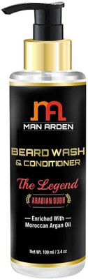 

Man Arden Beard Wash (Shampoo) & Conditioner - The Legend (Arabian Oudh) - With Moroccan Argan Oil 100ml(100 ml)