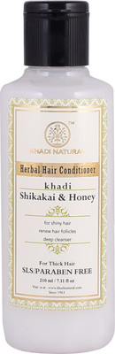 

Khadi Natural AYURVEDIC SHIKAKAI HONEY HAIR CONDITIONER SLS & PARABEN FREE 210ML(210 ml)