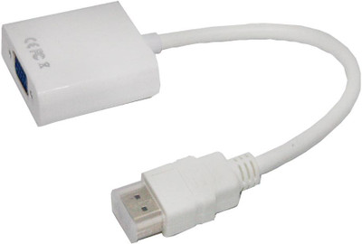 

Traveltubes HDMI TO VGA HDMI Cable(Computer, White)