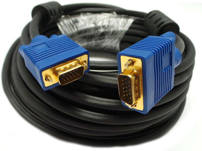 

ANDTRONICS Premium VGA To VGA 15 Pin CABLE Compatible for PC, laptop, projector, LCD monitor, Televisions, HDTV - 120 Feet - 40M VGA Cable(Compatible with Desktops, Laptops, Servers, Gaming Consoles, TV, Black)