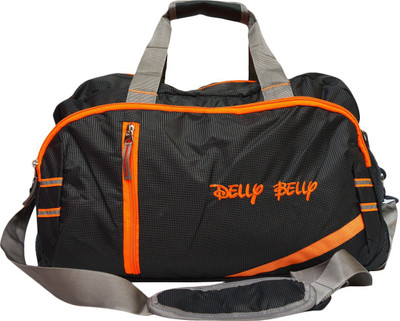 

Fashion Knockout (Expandable) travel duffel bag 42L black Travel Duffel Bag(Black, Grey)