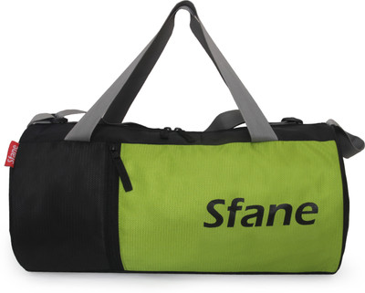 

sfane Trendy Men & Women Black Sports Duffel Gym Bag(Black, Neon)