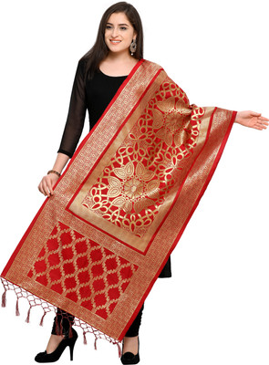 Blissta Cotton Blend Woven Women Dupatta