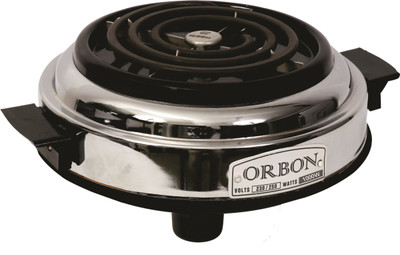

Orbon 1000 Watt G Coil Round Silver Electric Cooking Heater(1 Burner)