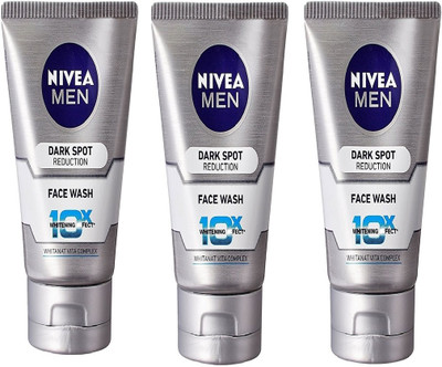 

Nivea Men Dark Spot Reduction (Pack of 3) Face Wash (50 g) Face Wash(150 g)