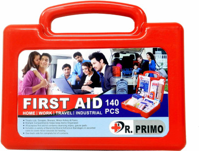 

Dr Primo First Aid Kit to Clean, Protect and Treat Injuries, 140 Pieces Set - 20 Person Kit for Office, Home, Car, School, Emergency, Camping, Hunting, Outdoor and Sports First Aid Kit(Home, Sports and Fitness, Workplace, Vehicle)