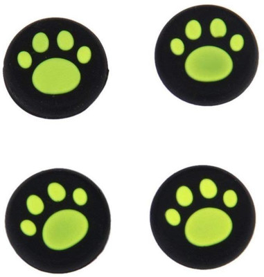 

Microware Analog Silicone Joystick Joy Stick Grips Cap Cover Thumbstick Thumb Stick Grips Cap Cover for PS4, PS3,Xbox one, Xbox 360,PS2 Controller (4 x Green Cat Dog Paw) Gaming Accessory Kit(Green, For PS4, Xbox 360, Xbox One, PS3)