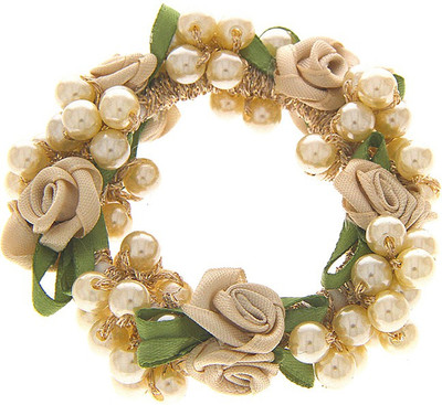

Anuradha Art Jewellery Trendy Rubber Band Hair Band(White)