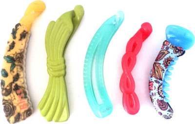 

Fashionable 5 DIFFERENT BANANA CLIP Banana Clip(Multicolor)