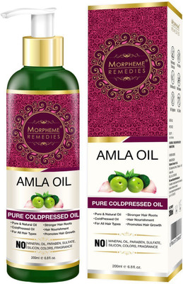 

Morpheme Remedies Pure Amla Hair Oil (ColdPressed & Undiluted) Hair Oil(200 ml)