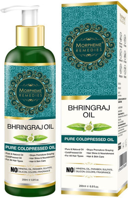 

Morpheme Remedies Pure Bhringraj Hair Oil (ColdPressed & Undiluted) Hair Oil(200 ml)