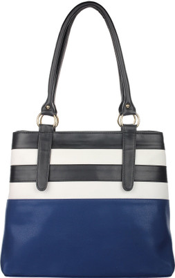 

LADA Shoulder Bag(Blue, Black, White), Black;blue;white