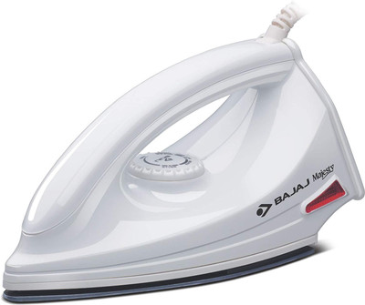 

Bajaj Majesty DX 6 1000-Watt Dry Iron(White)