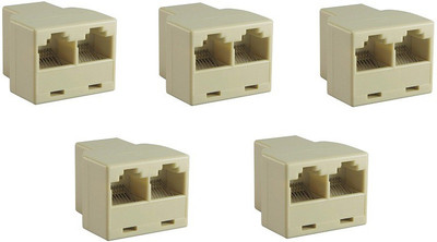 

Ps RJ45 3way H2 Splitter Connector-5pcs Lan Adapter(0 Mbps)