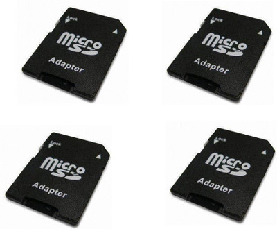 YTM Ytm 4 Pcs MicroSD to SD SDHC Memory Card Adapter Converter Jack (Black) 64 GB MicroSD Card Class 10 95 Memory Card available at flipkart for Rs.699