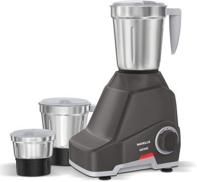 

Havells Genie 500 Mixer Grinder(Dark Grey, 3 Jars)