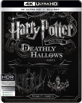 

Harry Potter and the Deathly Hallows - Part 2 - Year 7 (2011) (Steelbook) (4K UHD & HD) (2-Disc)(4K(UHD) Blu-ray English)