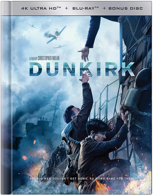 

Dunkirk (4K UHD + Blu-ray + Blu-ray Bonus Disc) (3-Disc) - 64 Pages Digibook(4K(UHD) Blu-ray English)