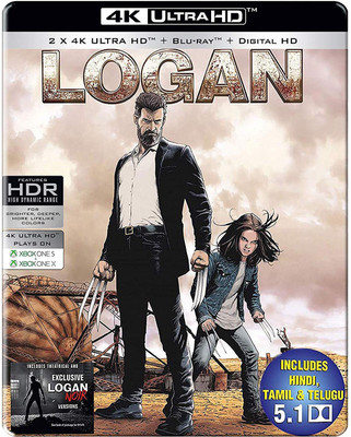 

Logan & Logan Noir (Steelbook) (4K UHD + Blu-ray + Digital HD) (3-Disc)(4K(UHD) Blu-ray English)