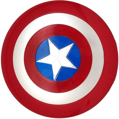 

Miss & Chief 32Cm Captain America Shield Light and Music for Kids, Children(Red, Blue)
