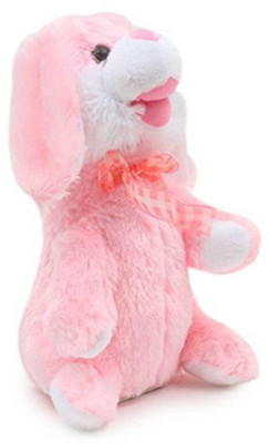 ZIGLY Dancing & Singing Plush Rabbit Cute Dancing Rabbit Singing Music Plush Soft Toy Ears, Hands Moves up Down with Music - Pink(Pink)