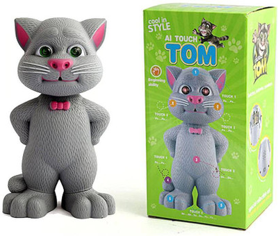 

Kimaya Sports TalkingKimaya Toys Talking Tom with Touch Sensitive and Recording for kids (Grey)(Grey)