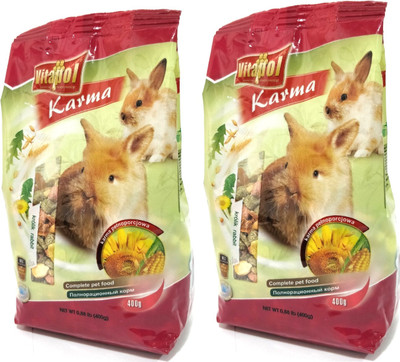 

Vitapol Small Animals Food Fruit 400 g Dry Rabbit Food(Pack of 2)