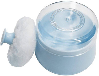 

Prime Baby Soft Powder Puff for New Born Baby with Powder Case, Blue(Blue)